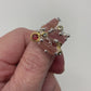 Genuine Pink Tourmaline Ring