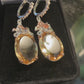Genuine Citrine Gemstone Earrings