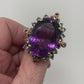 Iconic Mr. Big 48CTW Genuine Amethyst Ring