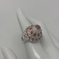 Ravishing Ruby, with Tanzanite Genuine Gemstone Ring