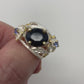 Genuine Sapphire & Tanzanite Ring