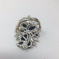 Unsurpassed Rare Genuine Black Opals Ring