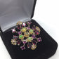 Bohemian Rhapsody Genuine Fiery Opals & Garnet Ring
