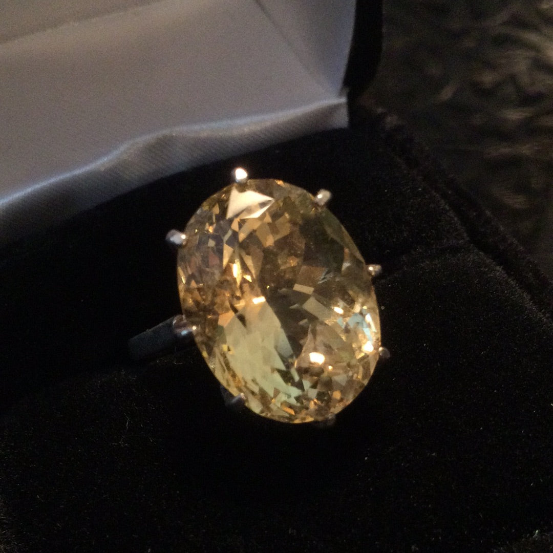 Supreme Genuine Citrine Ring