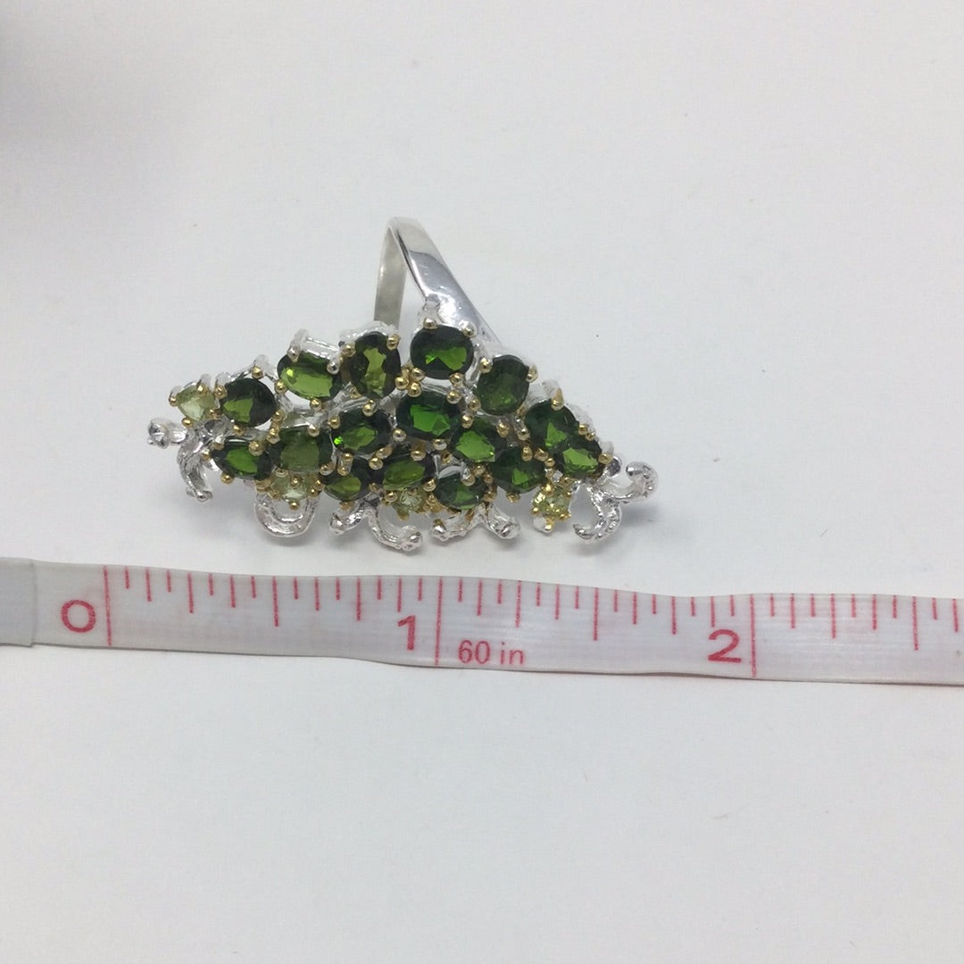 Ravishing Russian Chrome Diopside Ring