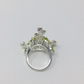 Galaxy of Opals, Garnets & Peridot Ring