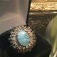 Rare, Large 8 CTW Genuine Aquamarine Ring