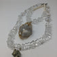 Genuine Herkimer Diamond & Rock Crystal Necklace Artist Original