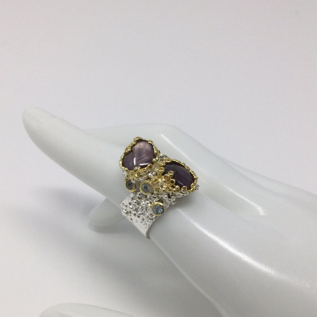 Genuine Rubies & Topaz