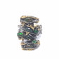 Rare Genuine Black Opal Ring