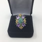 Emerald Ecstasy,  Genuine,  Natural Gemstone  Ring