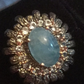 Rare, Large 8 CTW Genuine Aquamarine Ring