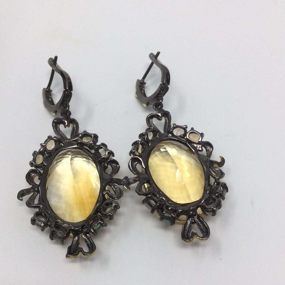 Genuine Citrine Earrings