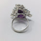 Amorous Amethyst Genuine 30 CTW Ring