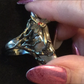 Rare Genuine Baroque Pearl Ring