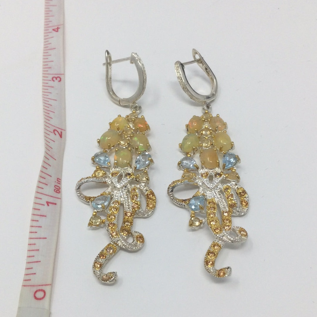 Genuine Ethereal Opal Earrings