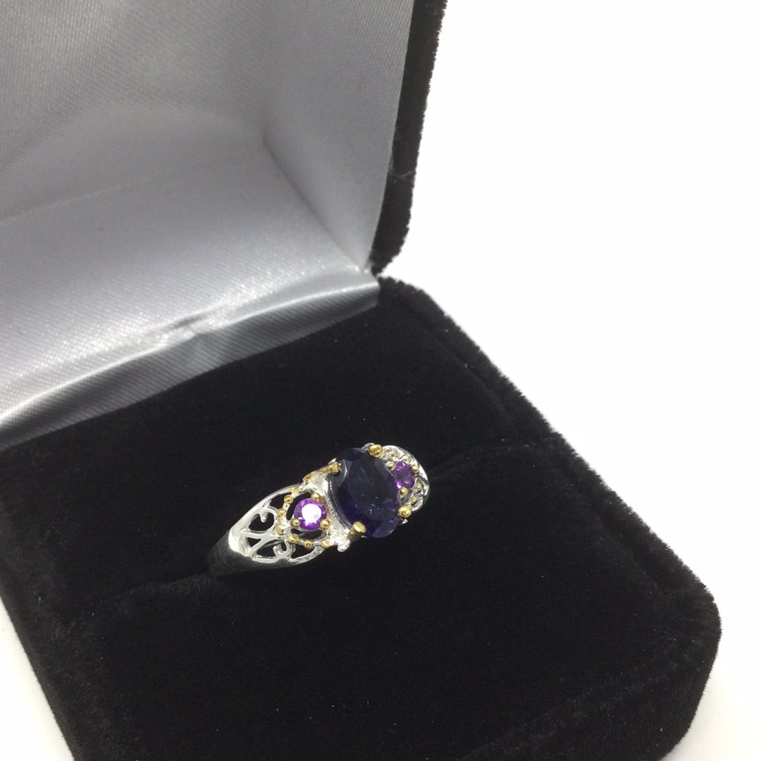 Genuine Iolite Ring