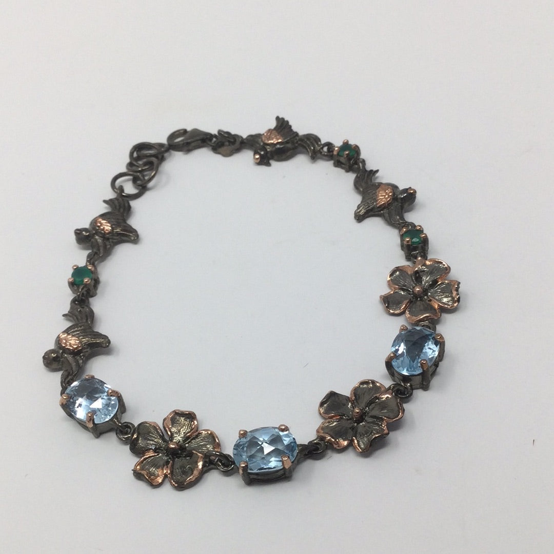 Genuine Topaz Bird Bracelet