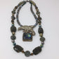 Genuine Labradorite Hawk Necklace | Handmade Artist Original