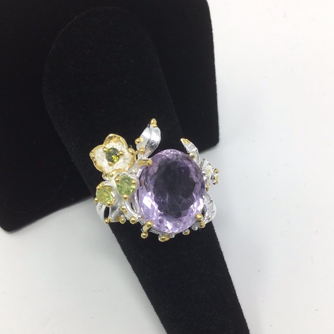 Lux Lavender Genuine Amethyst Ring