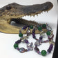 Genuine Biwa Pearl & Amethyst Necklace Artist Original