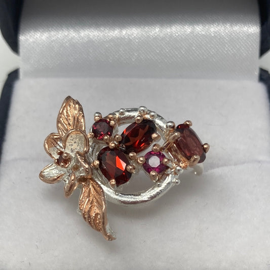 Genuine Garnet Ring