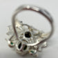 Genuine Black Opal Bee Ring.