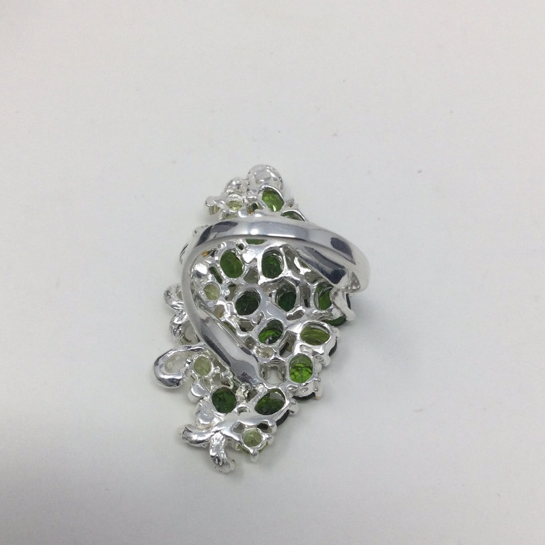 Ravishing Russian Chrome Diopside Ring