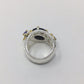 Genuine Sapphire & Tanzanite Ring