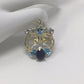 Genuine Sapphire, Tanzanite & Topaz Ring
