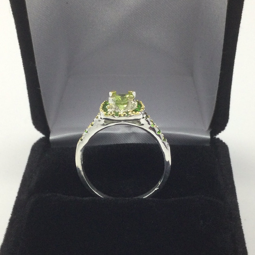 Precious & Dainty Genuine Peridot Ring