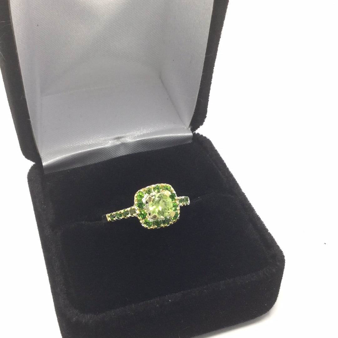 Precious & Dainty Genuine Peridot Ring