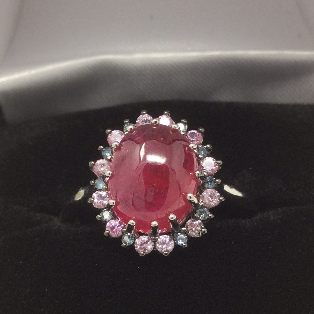 Genuine Ruby & Sapphire Ring