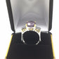 Art Deco Style Genuine Amethyst Ring