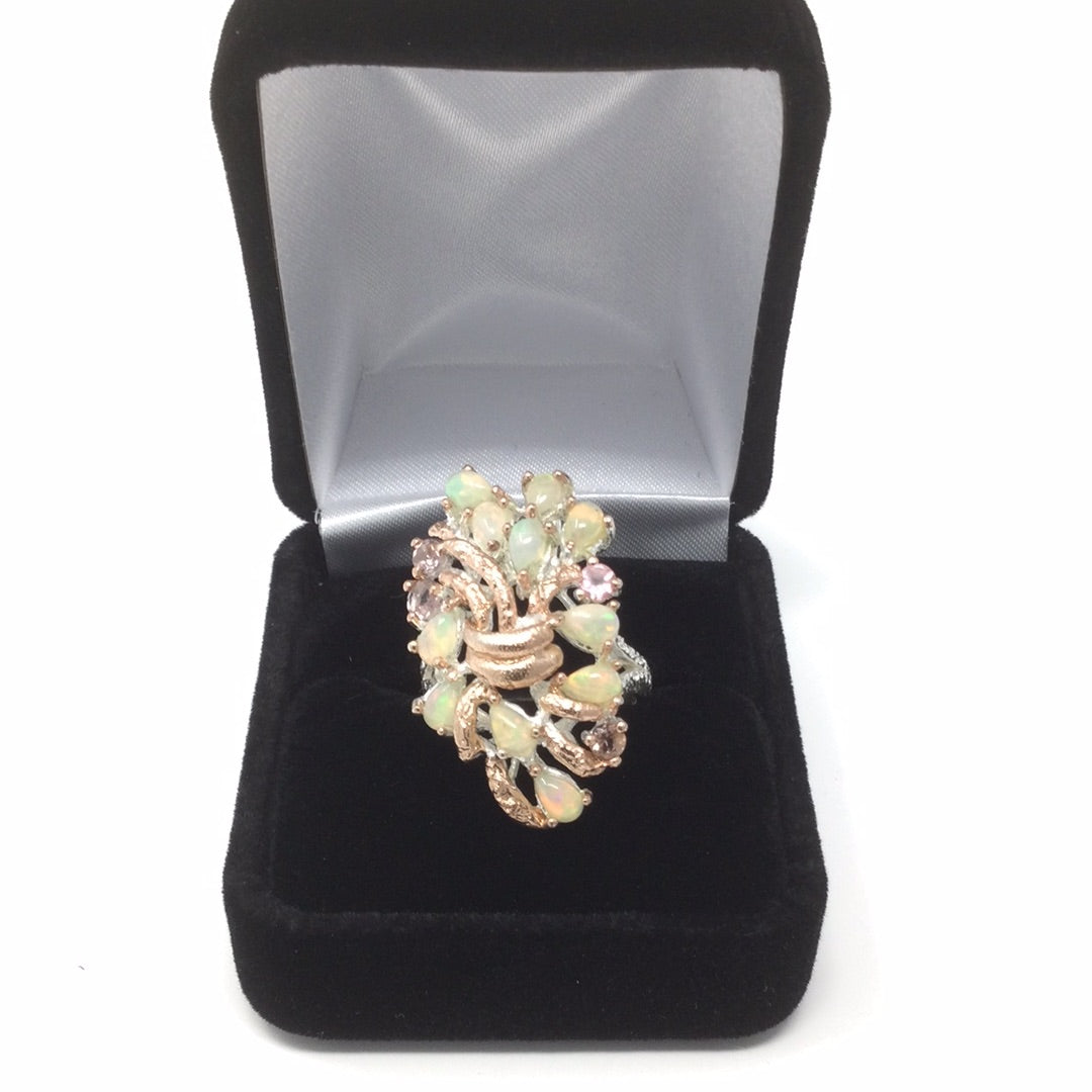 Bouquet Of Opals Ring