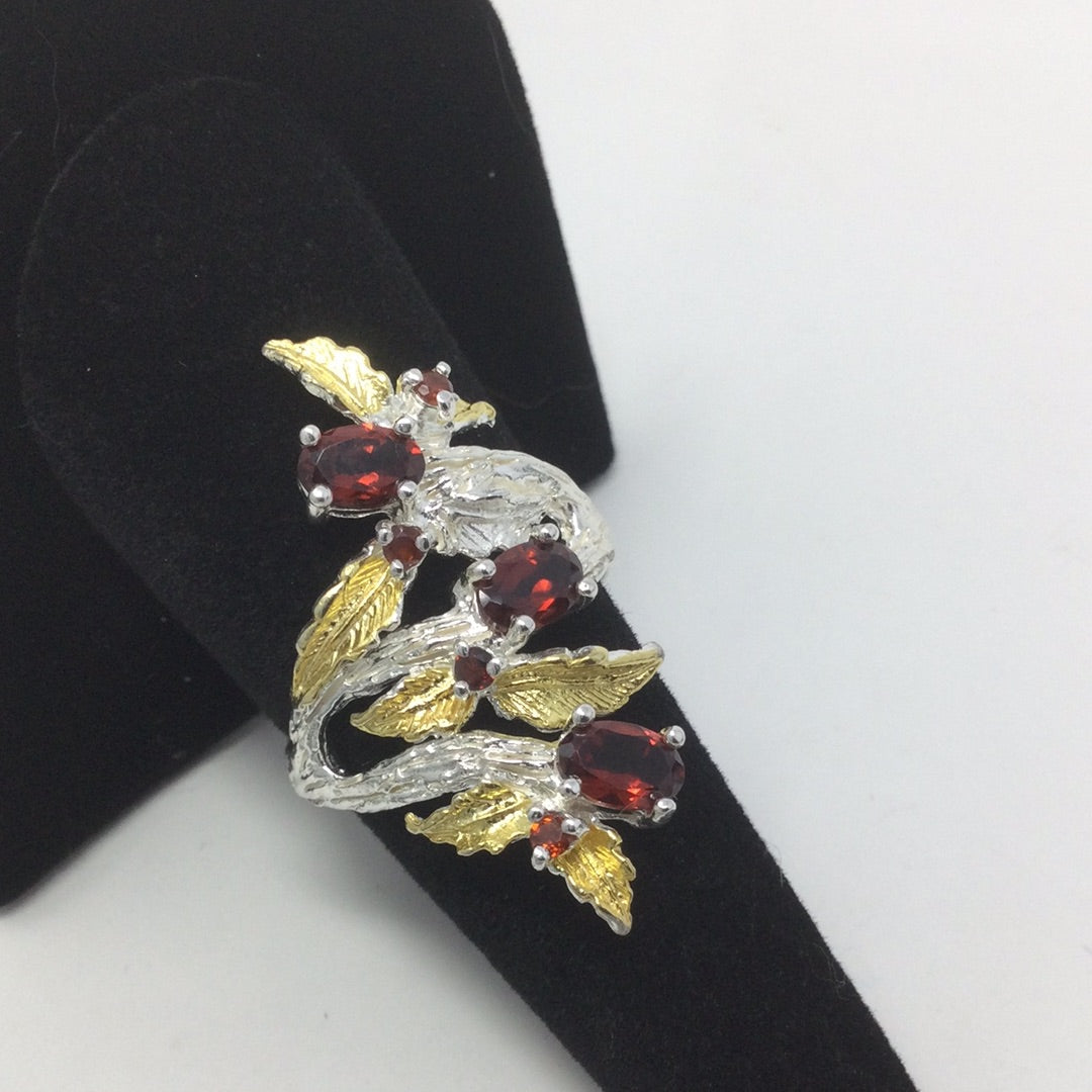 Genuine Glorious Garnet Ring