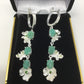 Epiphany of Genuine Emerald Earrings
