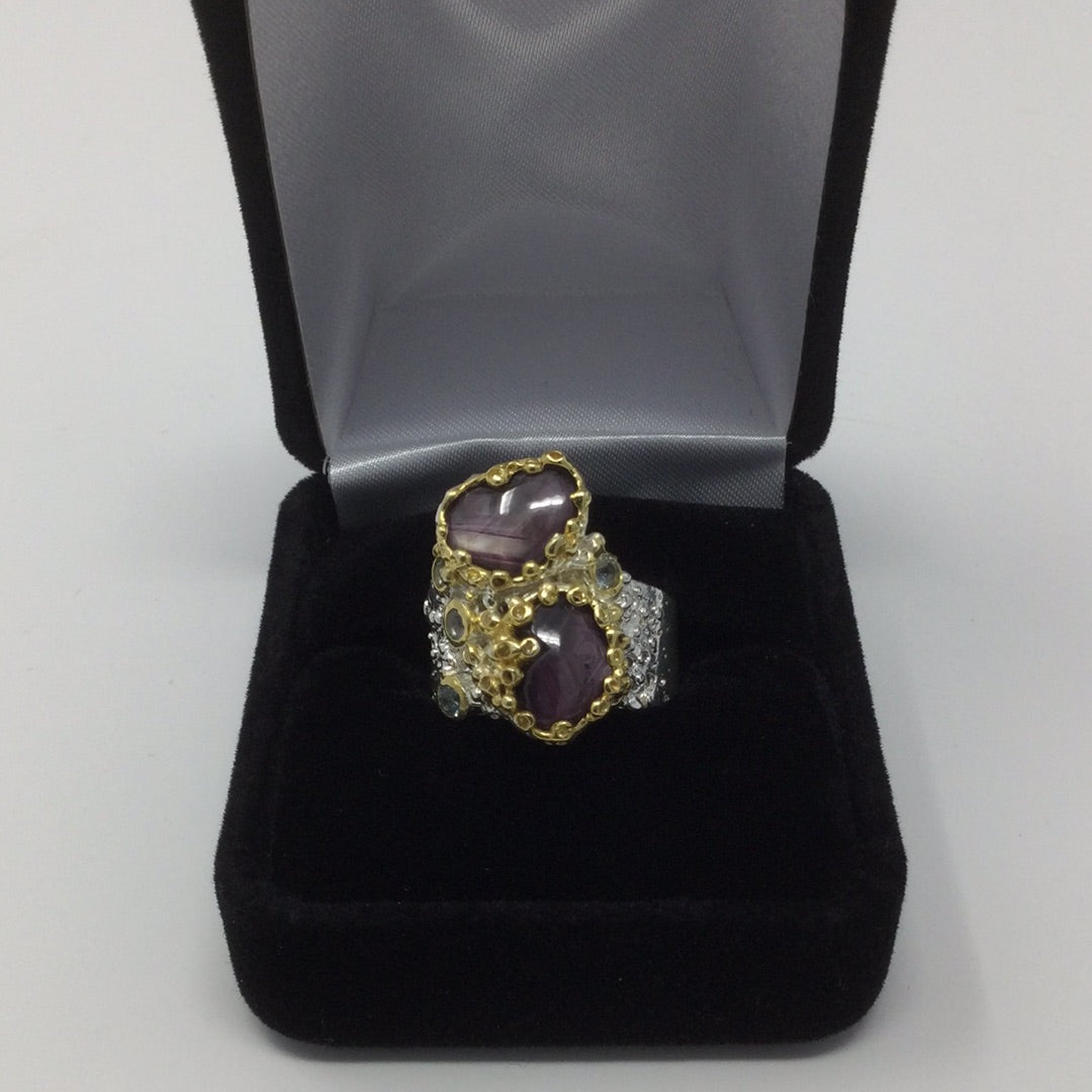 Genuine Rubies & Topaz