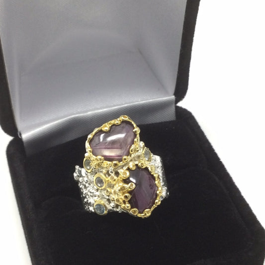 Genuine Rubies & Topaz