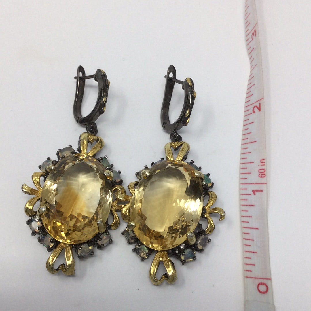 Genuine Citrine Earrings