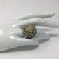 Genuine  Explosion of Opals Ring