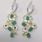 Genuine Emerald Earrings