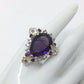 Amorous Amethyst Genuine 30 CTW Ring