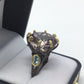 Awe Inspiring Genuine Ametrine 30 CTW Ring