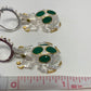 Don’t Bug Me Genuine Faceted Green Onyx Earrings