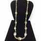 Genuine Lemon Quartz, Pearls &  Crystals Necklace Artist Original