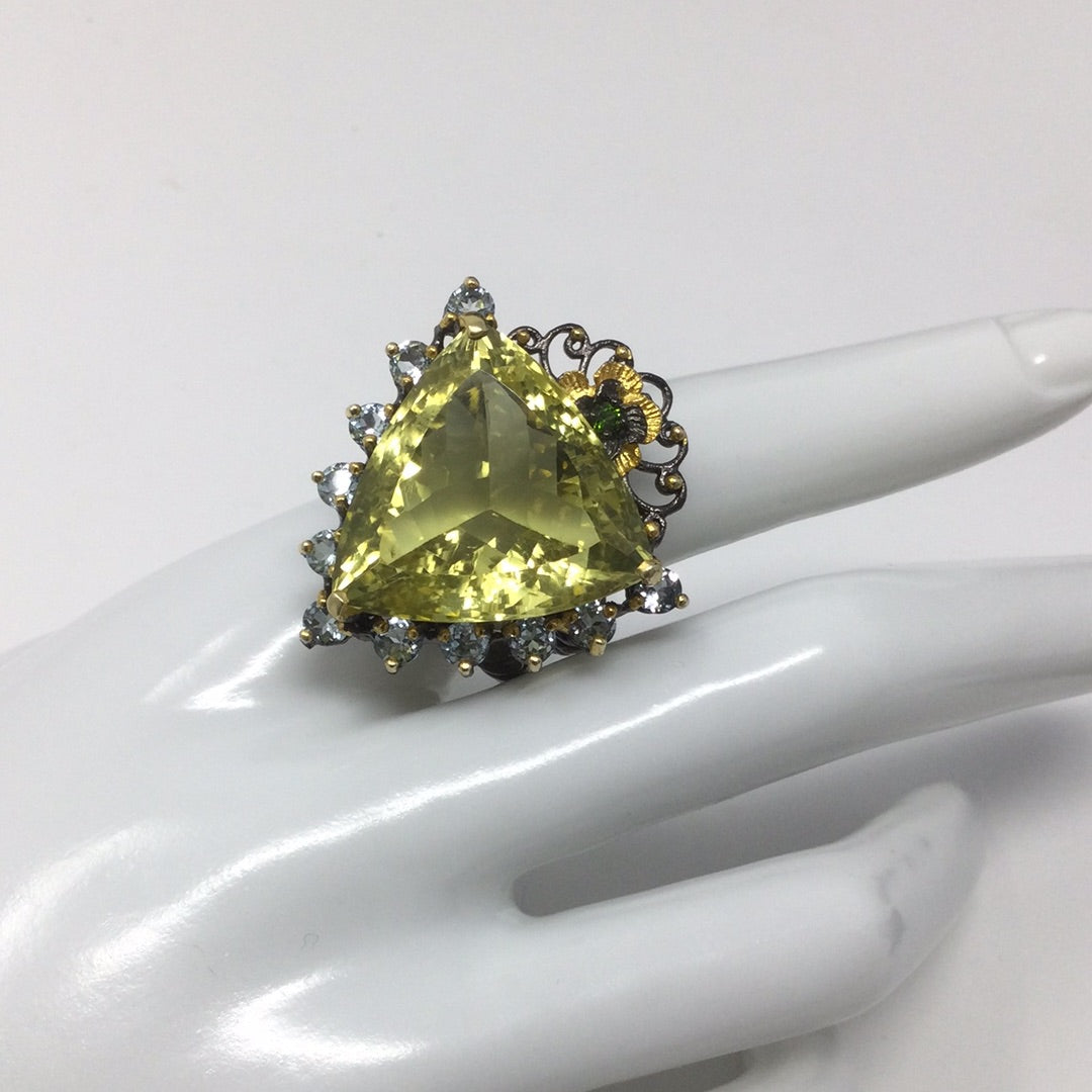 Unbelievable 37+ CTW Lemon Quartz Ring