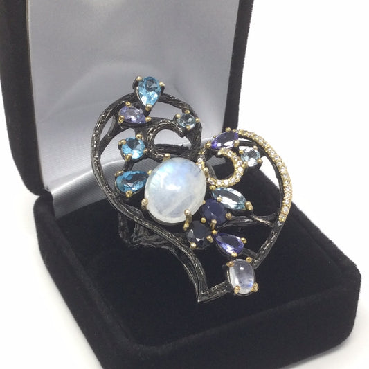 Elegant Moonstone Ring