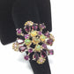 Bohemian Rhapsody Genuine Fiery Opals & Garnet Ring