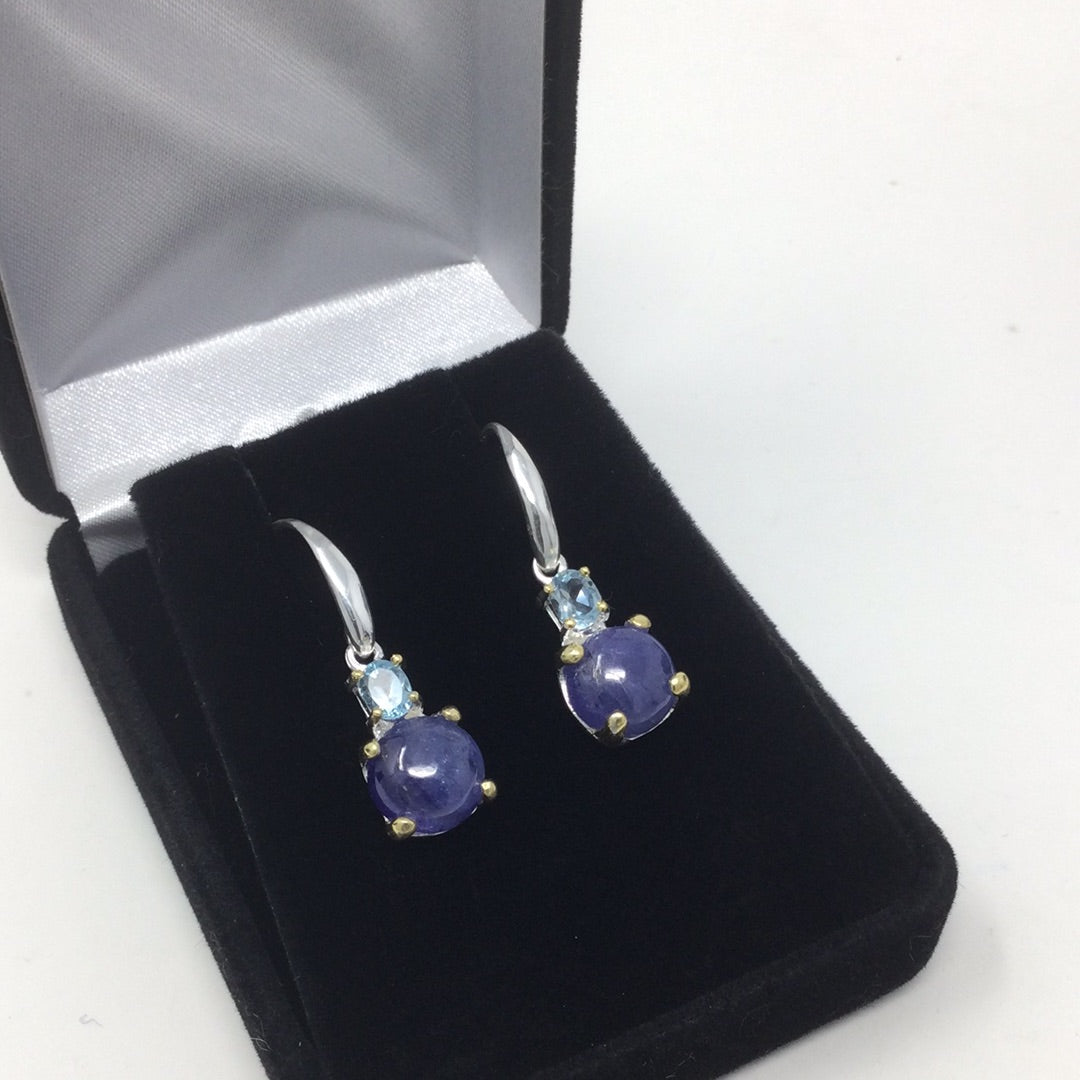 Genuine Tanzanite Earrings